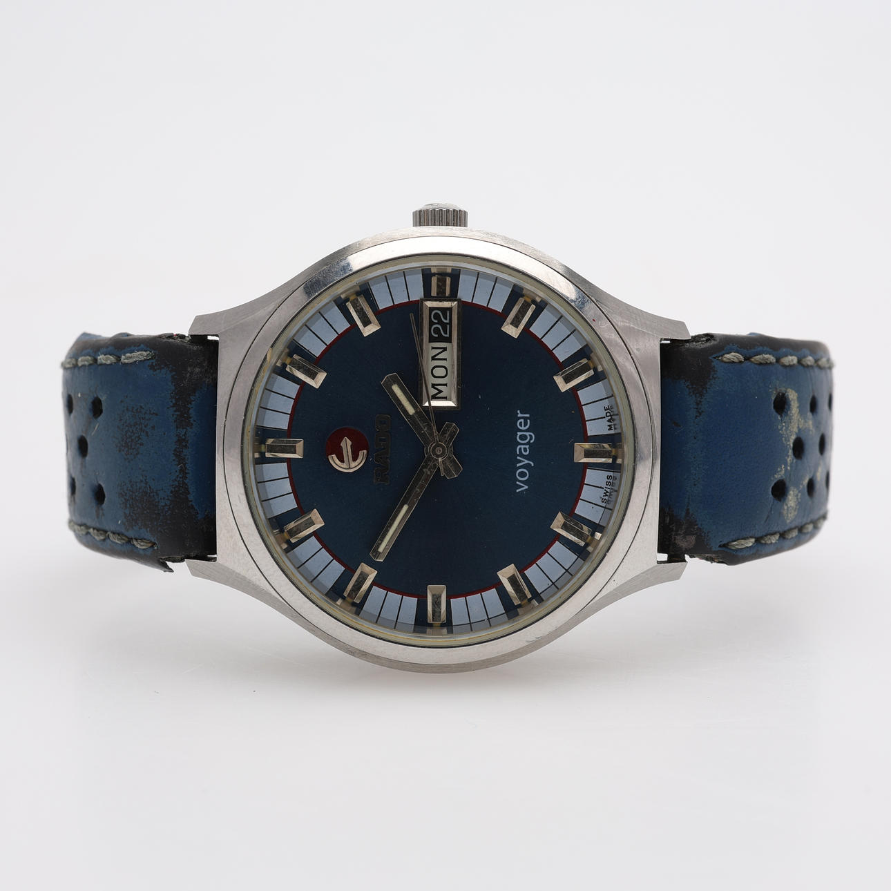 WRISTWATCH, RADO, VOYAGER, STEEL, AUTOMATIC CLOCKWORK.