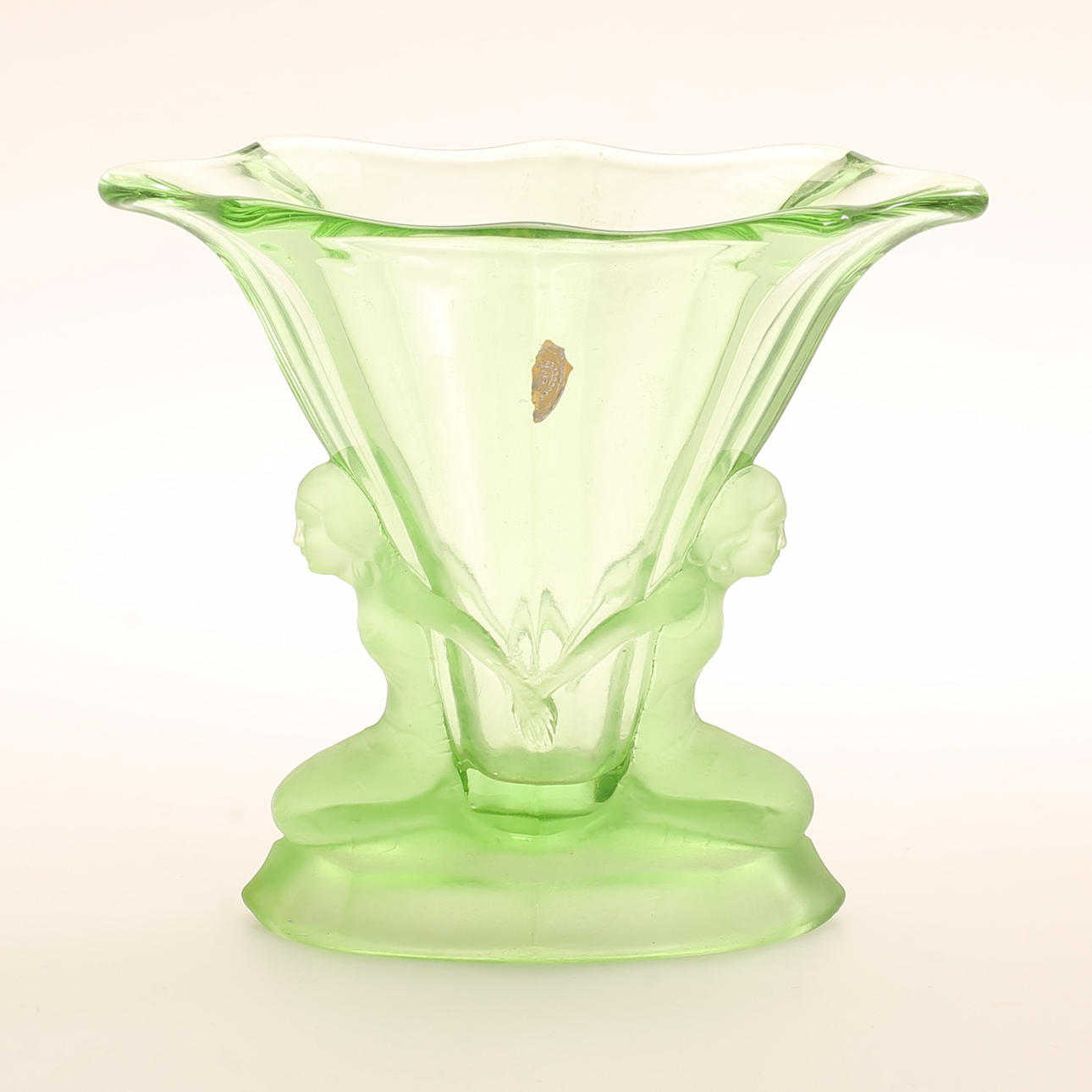 A glass vase, “Windsor”, Walther & Sohne.
