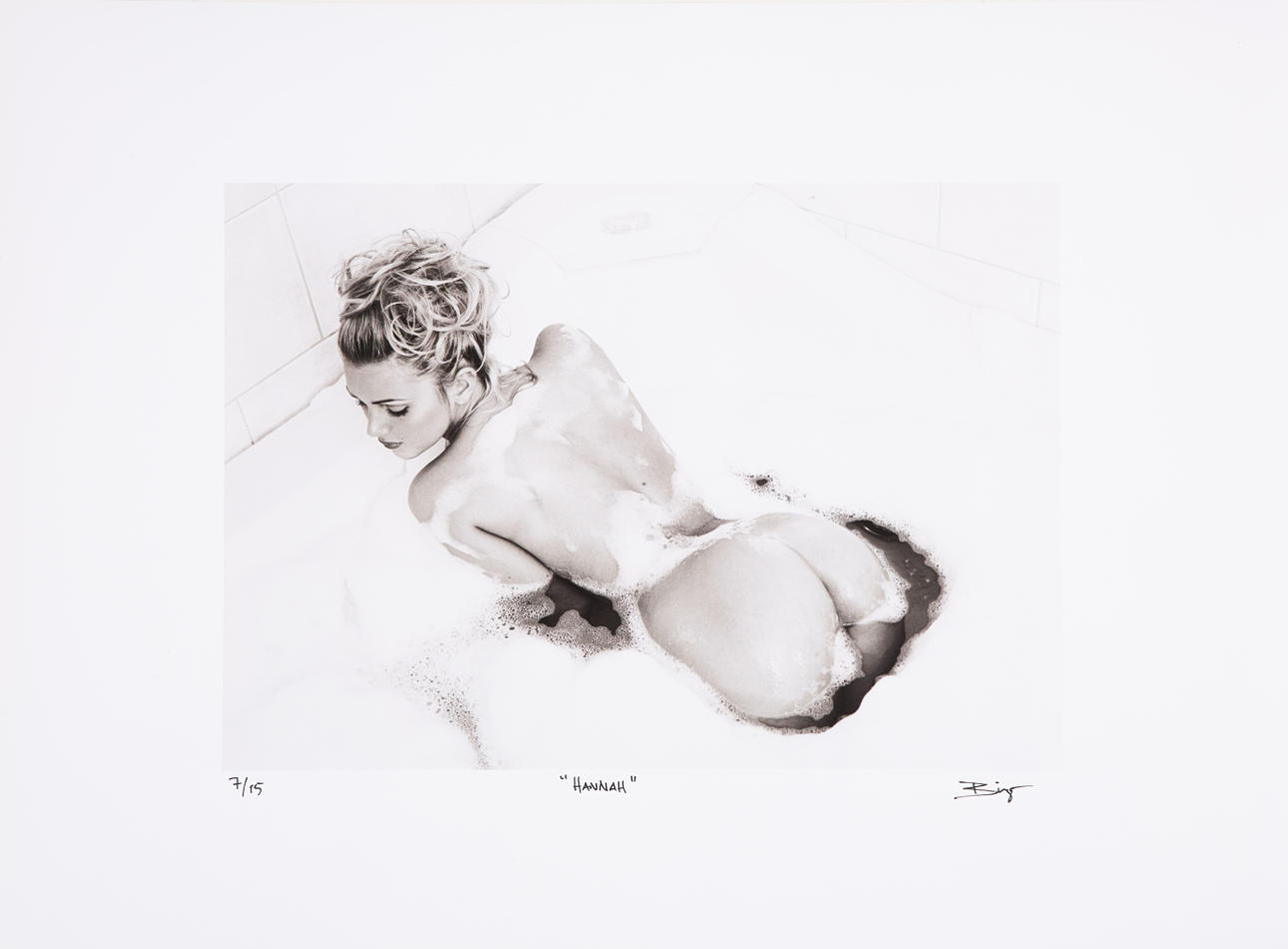 BINGO RIMER. Hannah, photograph, pigment print, signed and numbered 7/15.