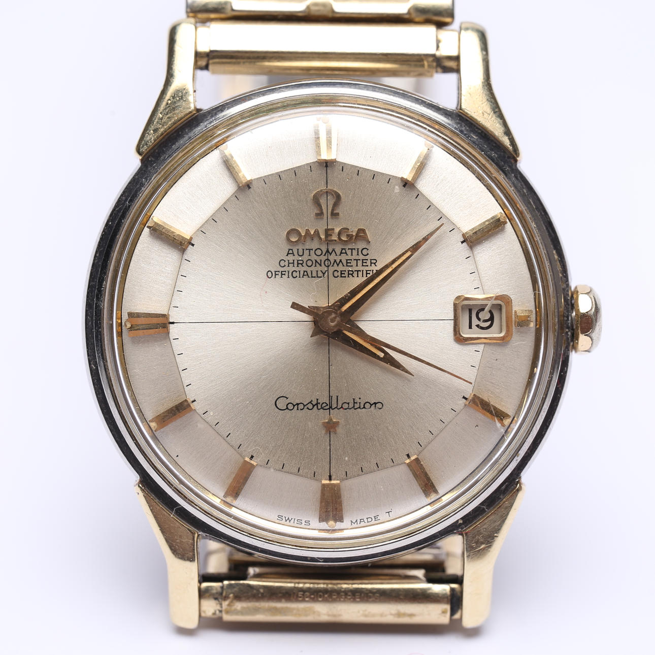 OMEGA, “Pie Pan”, automatic, approx 33mm, Constellation.