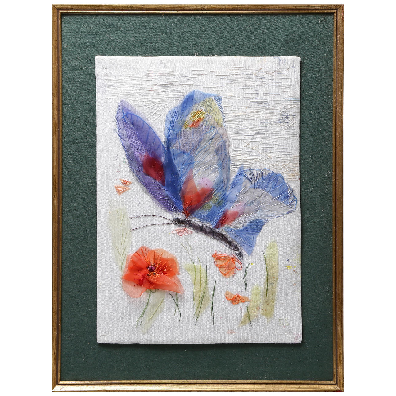 TABLERO TEXTIL SIV STONE ORE «MARIPOSA AZUL».