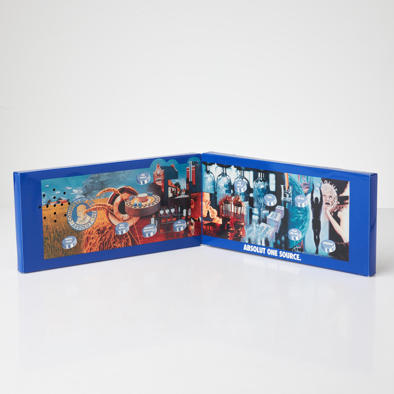 ABSOLUT VODKA, electronic postcard, “Absolut One Source”, for Absolut Vodka 1998.