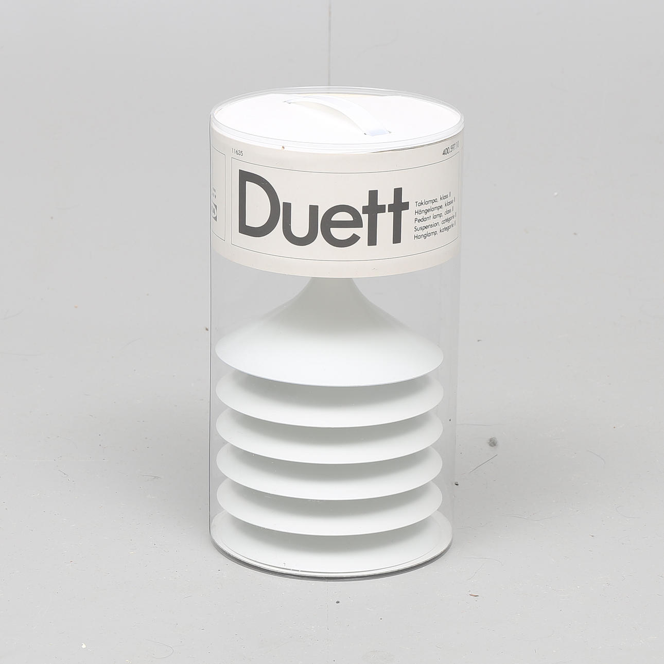 TAKLAMPA, "Duett", Bent Boysen, IKEA, 1970-tal.