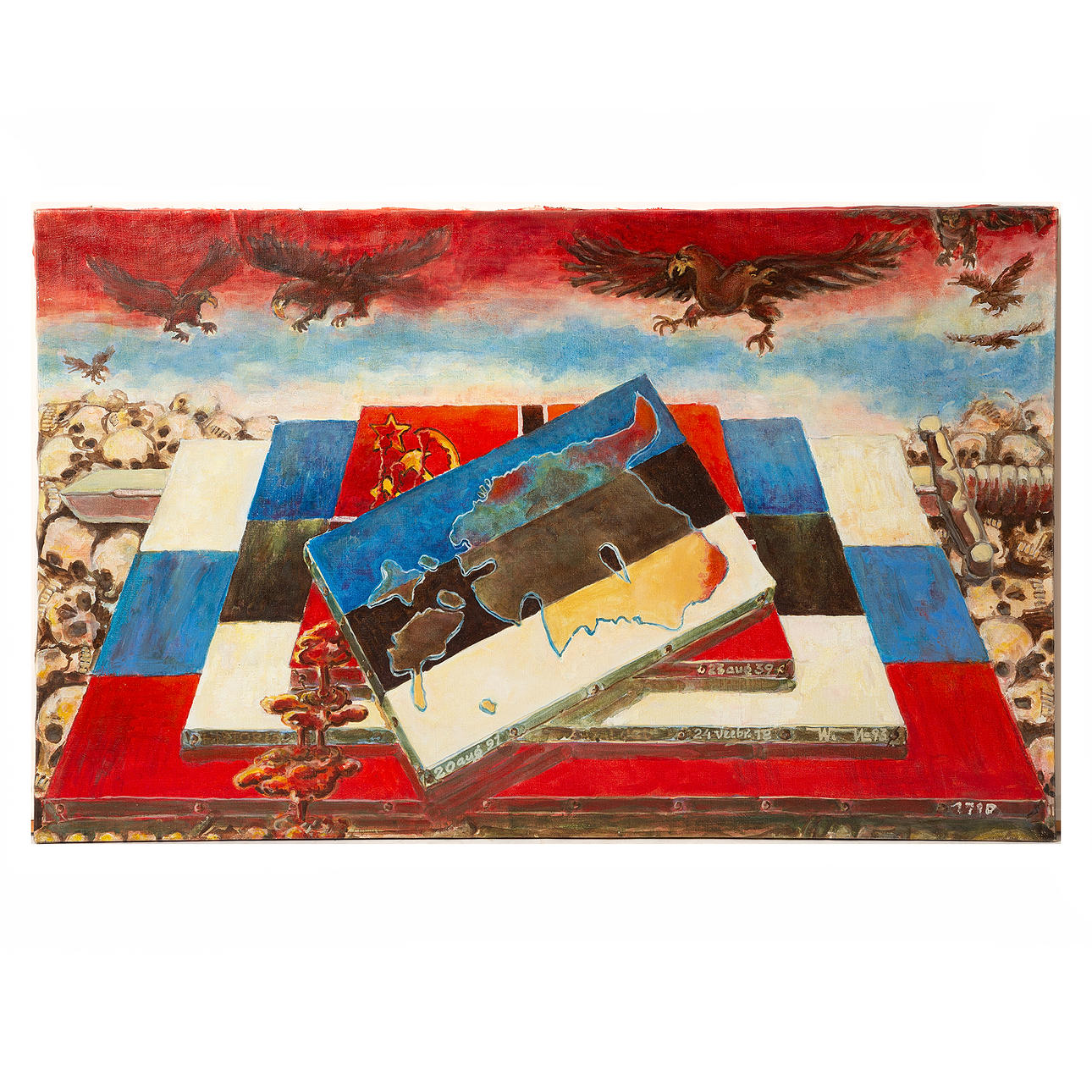 WELLO UUSKYLA. Oil on canvas, signed and dated 1993.