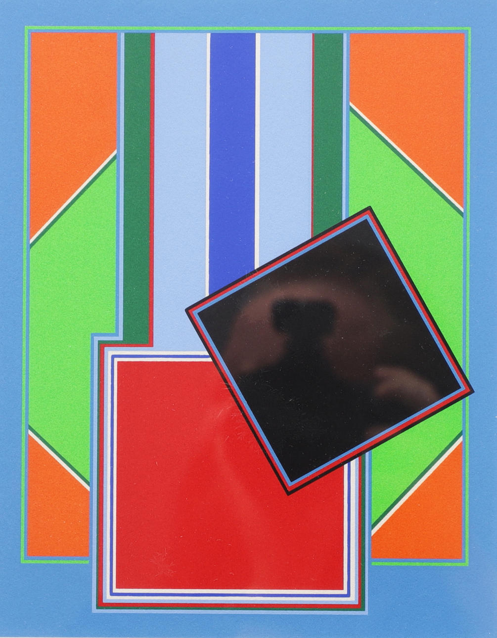 PETER FREUDENTHAL. Composition, silkscreen in colour, signed and dated 1979.