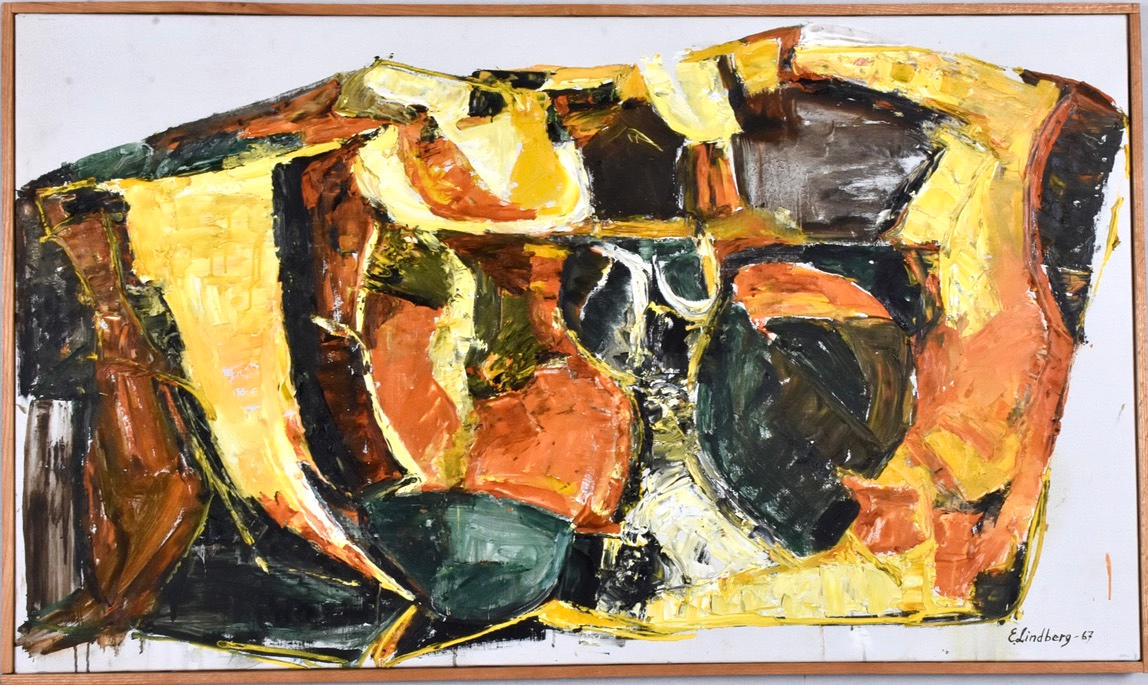 EIVOR LINDBERG. Olja på duk.