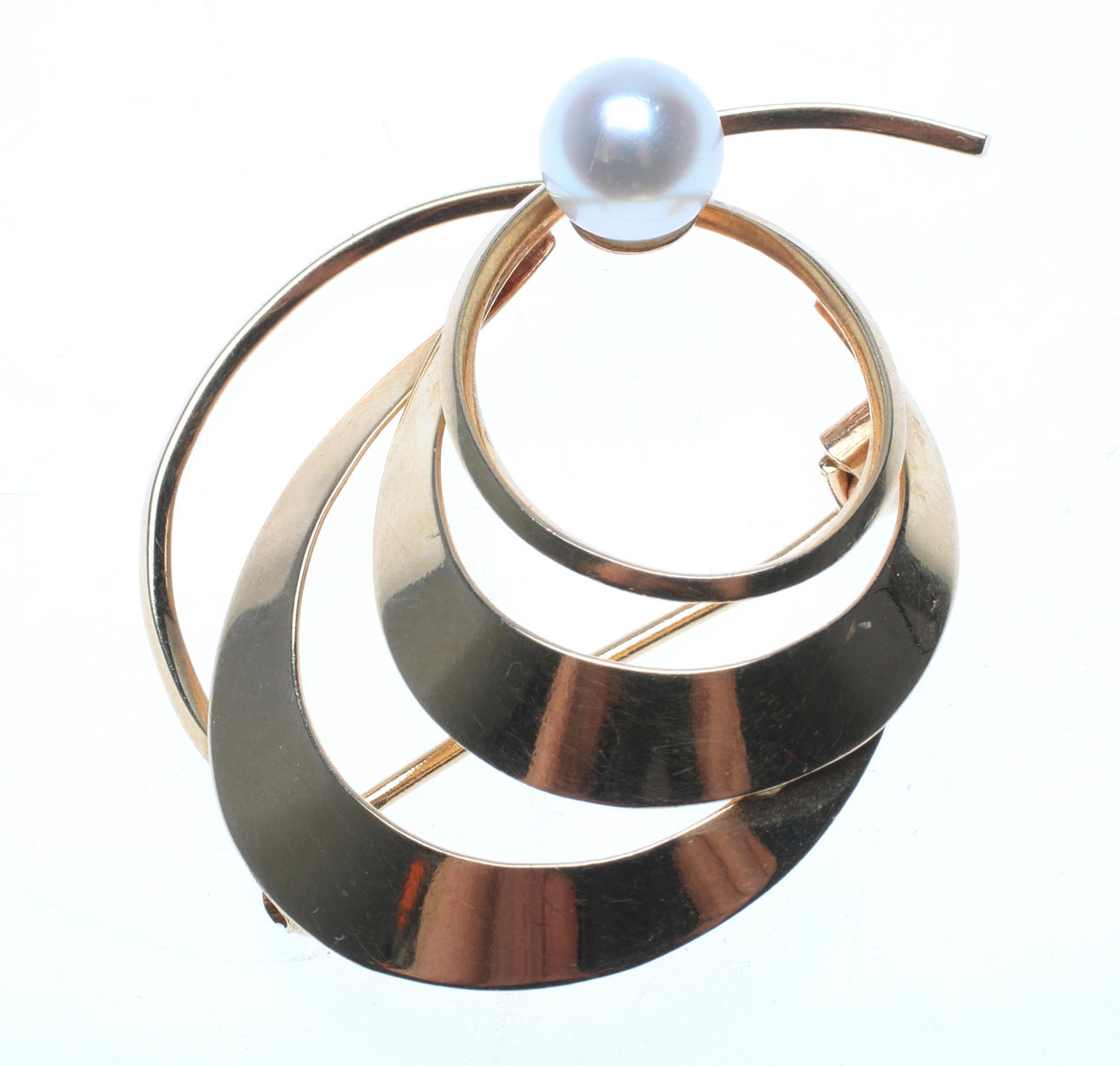 BROSCH, Guld, 18k.