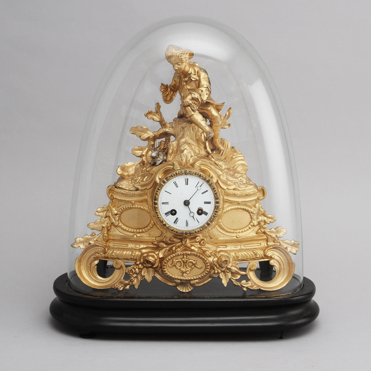 BORDSUR, förgylld metall, nyrokoko 1800-talets slut.