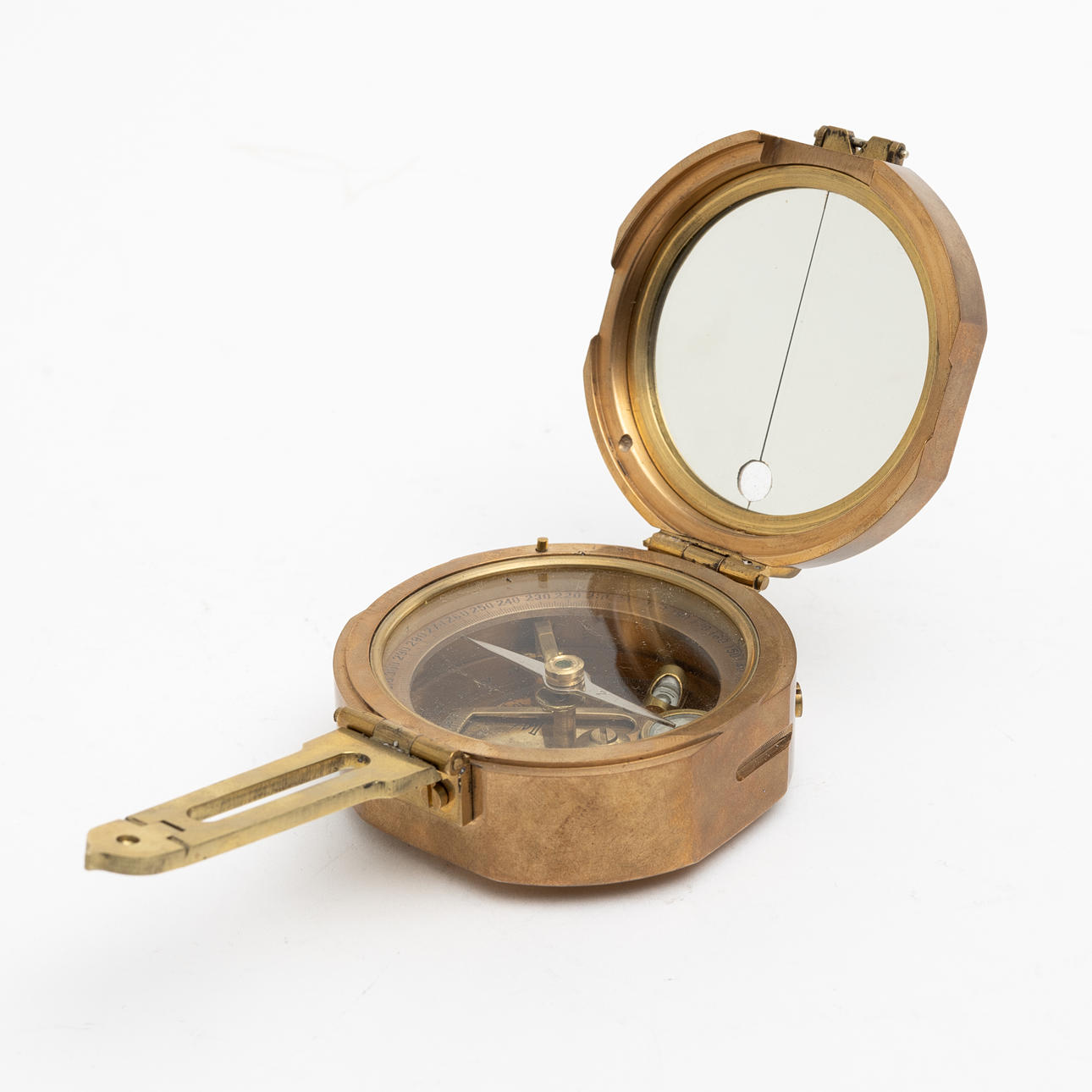 KOMPAS, messing, Natural Sine, 20. årh.