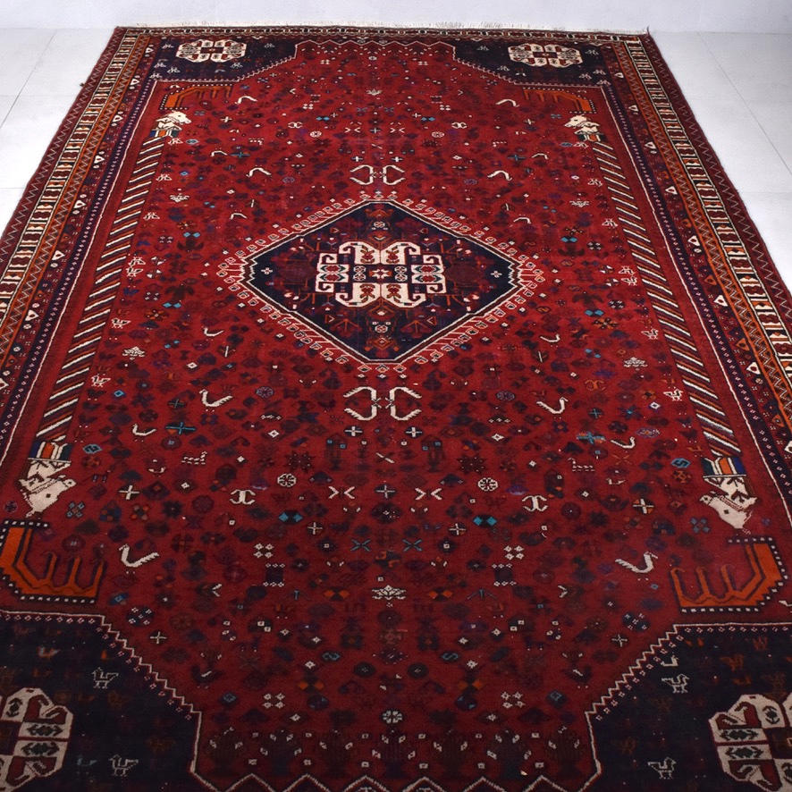 TÆPPE, håndbundet Shiraz, 307x202 cm.