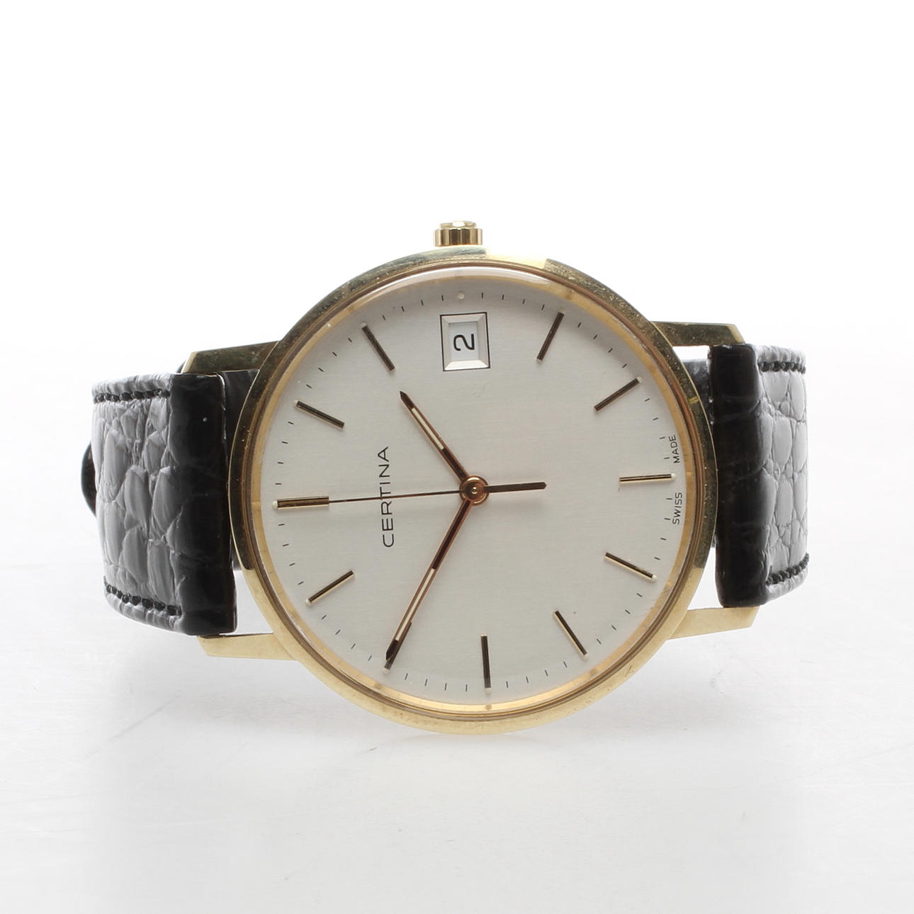 ARMBANDSUR, herr, Certina, quartz, boett av 14k guld.