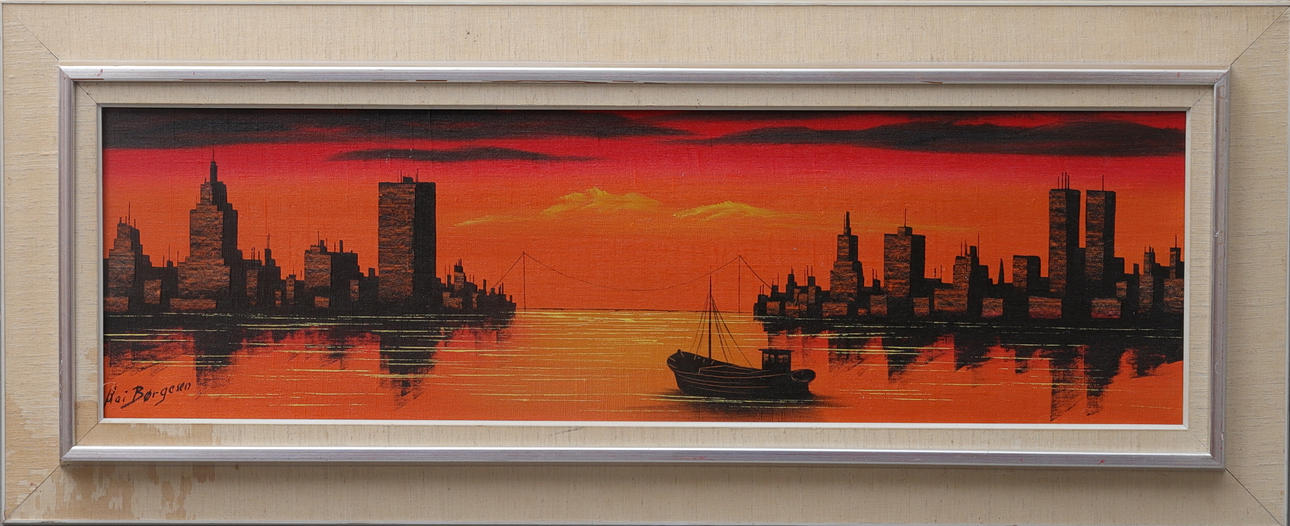 KAI BØRGESEN. oil on canvas, signed.