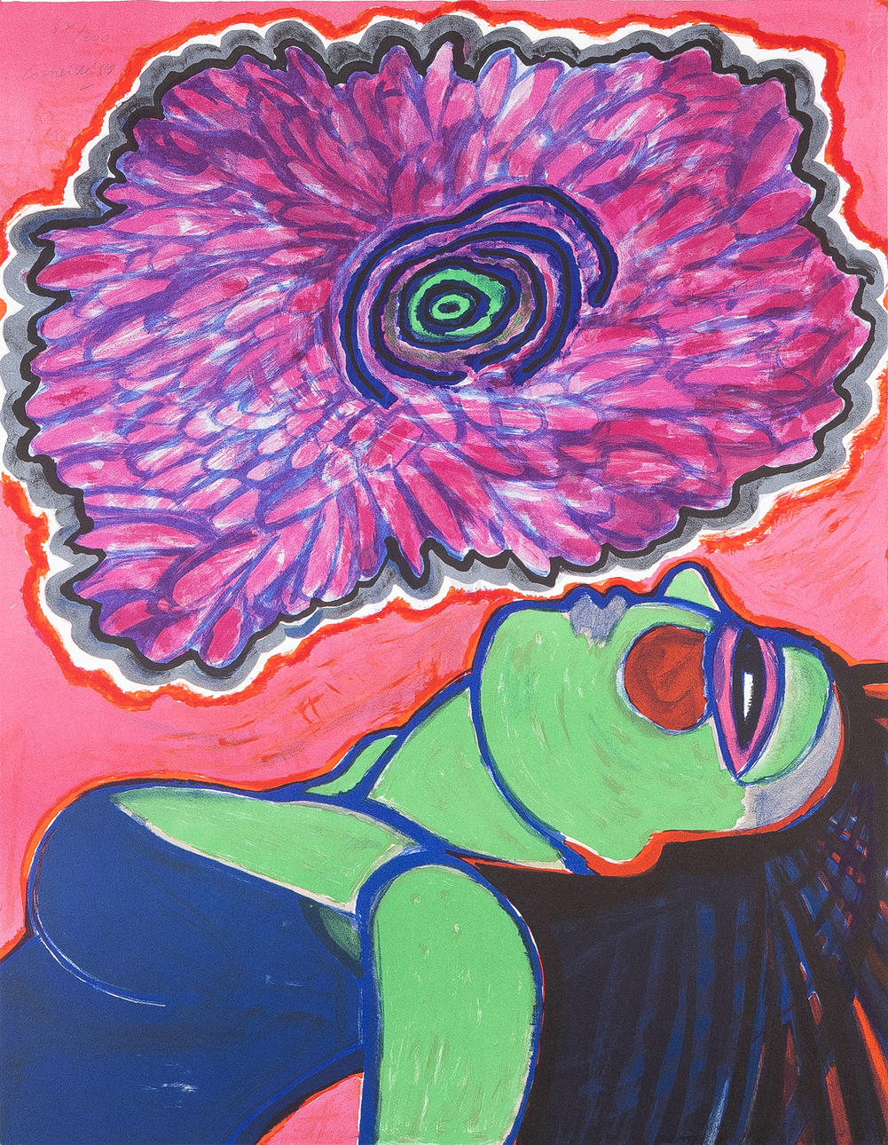 BEVERLOO CORNEILLE. Komposition, litografi, oramat blad.