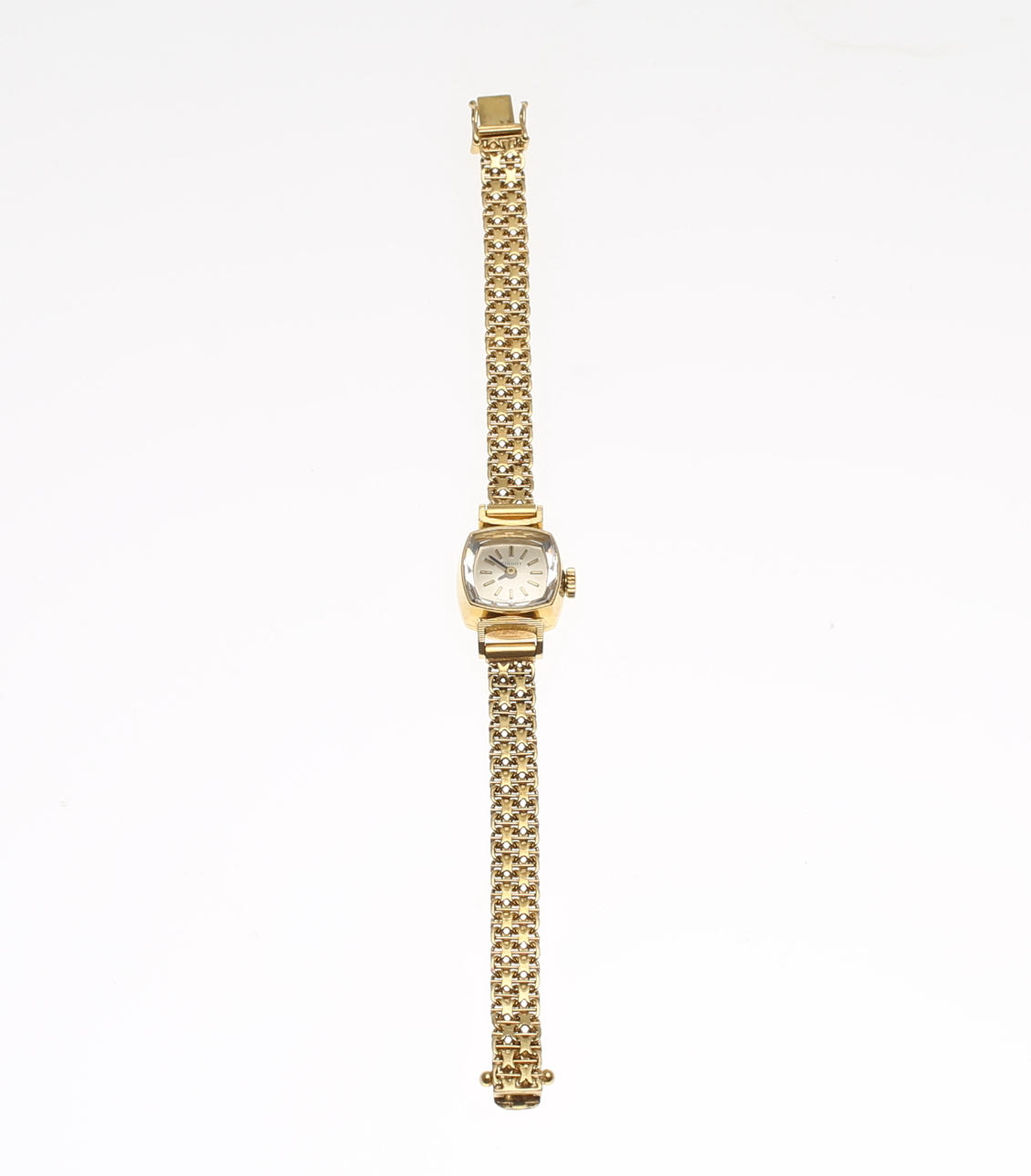 DAMARMBANDSUR, Tissot, 18k guld, vikt ca 20 gram, 1900-tal.