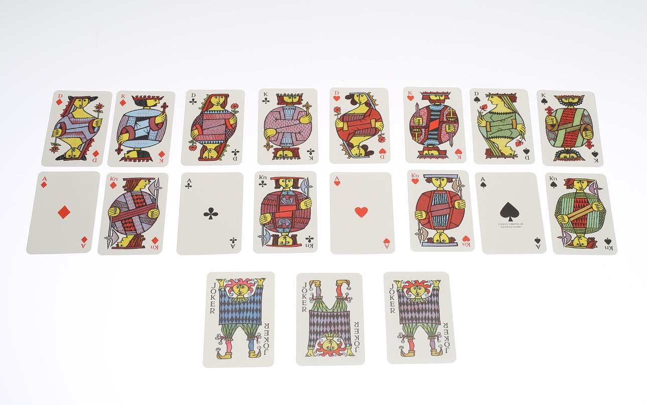 KORTLEK, "Comedia", Stig Lindberg, 1958.