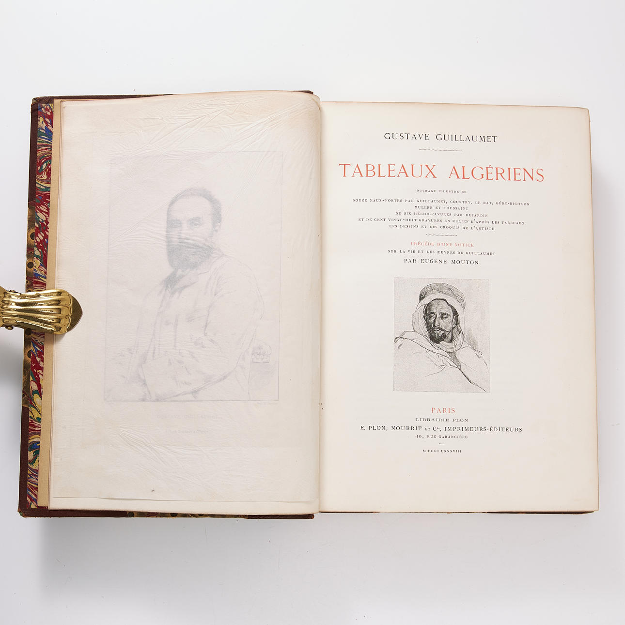 GUILLAUME, ALGERISKE TABLEAUER, 1888.