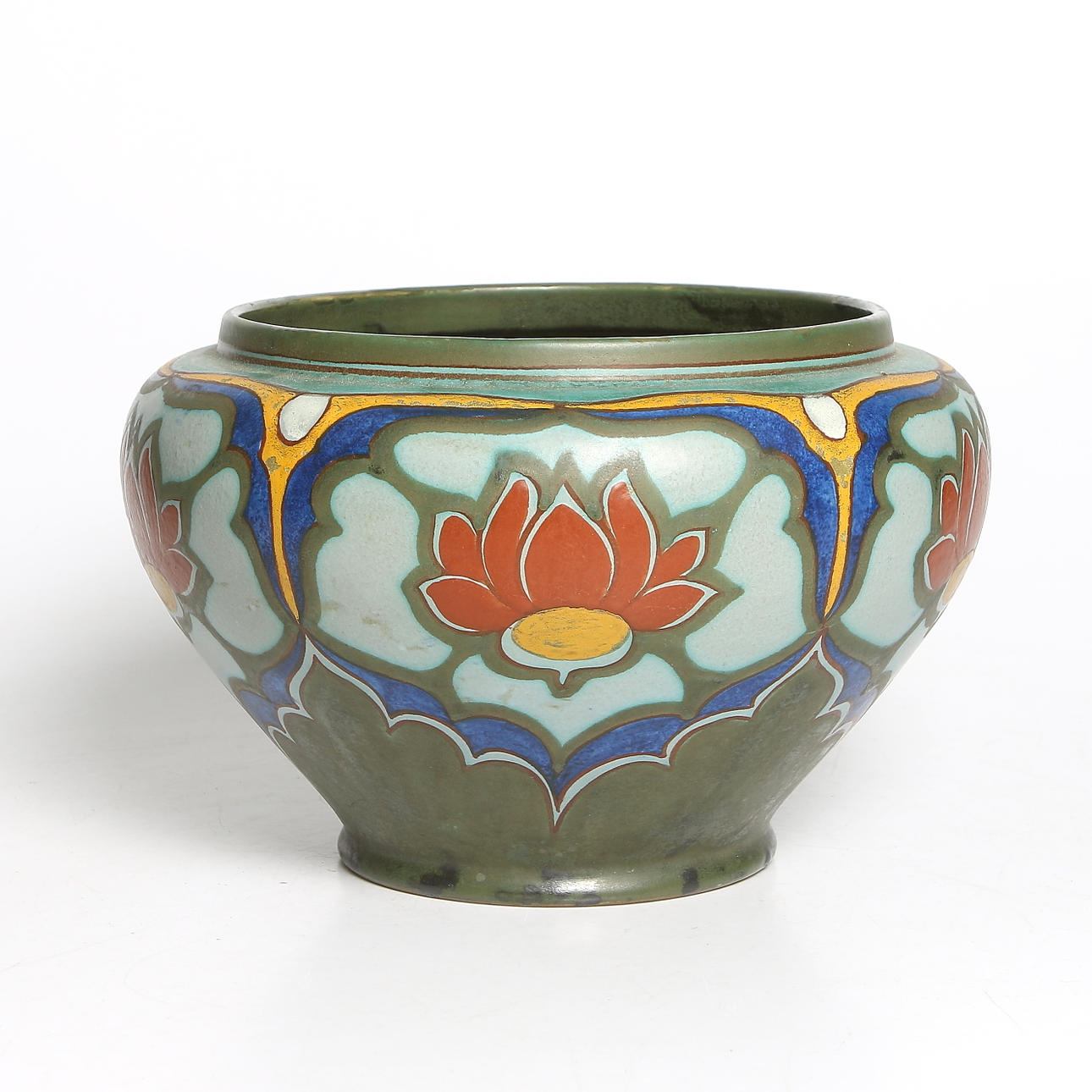 YTTERFODER, keramik, jugend, "Hollandia", Gouda, Plateelbakkerij Zuid-Holland, 1920-tal.