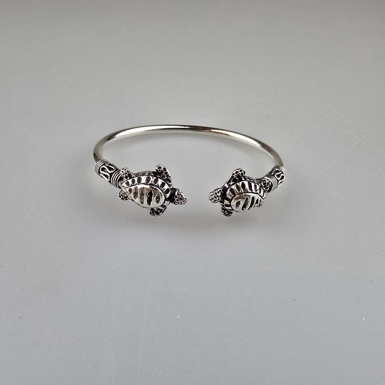 925 sølv skildpadde armbånd.