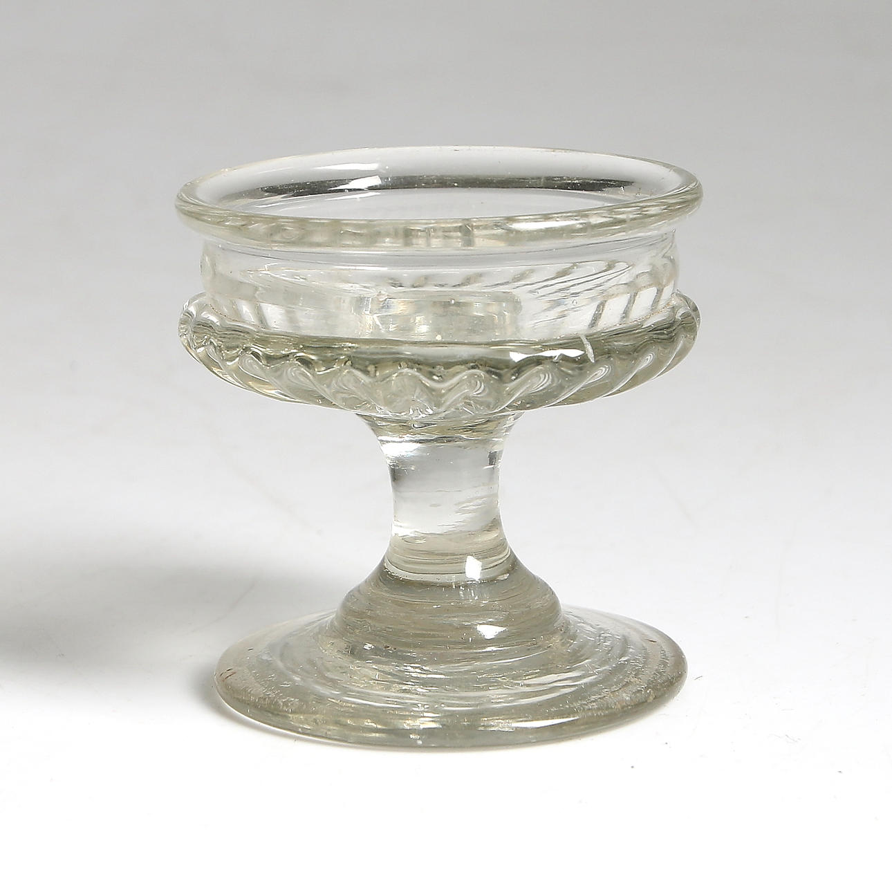 SALTKAR, glas, sannolikt sengustavianskt / empire, 17/1800-tal.