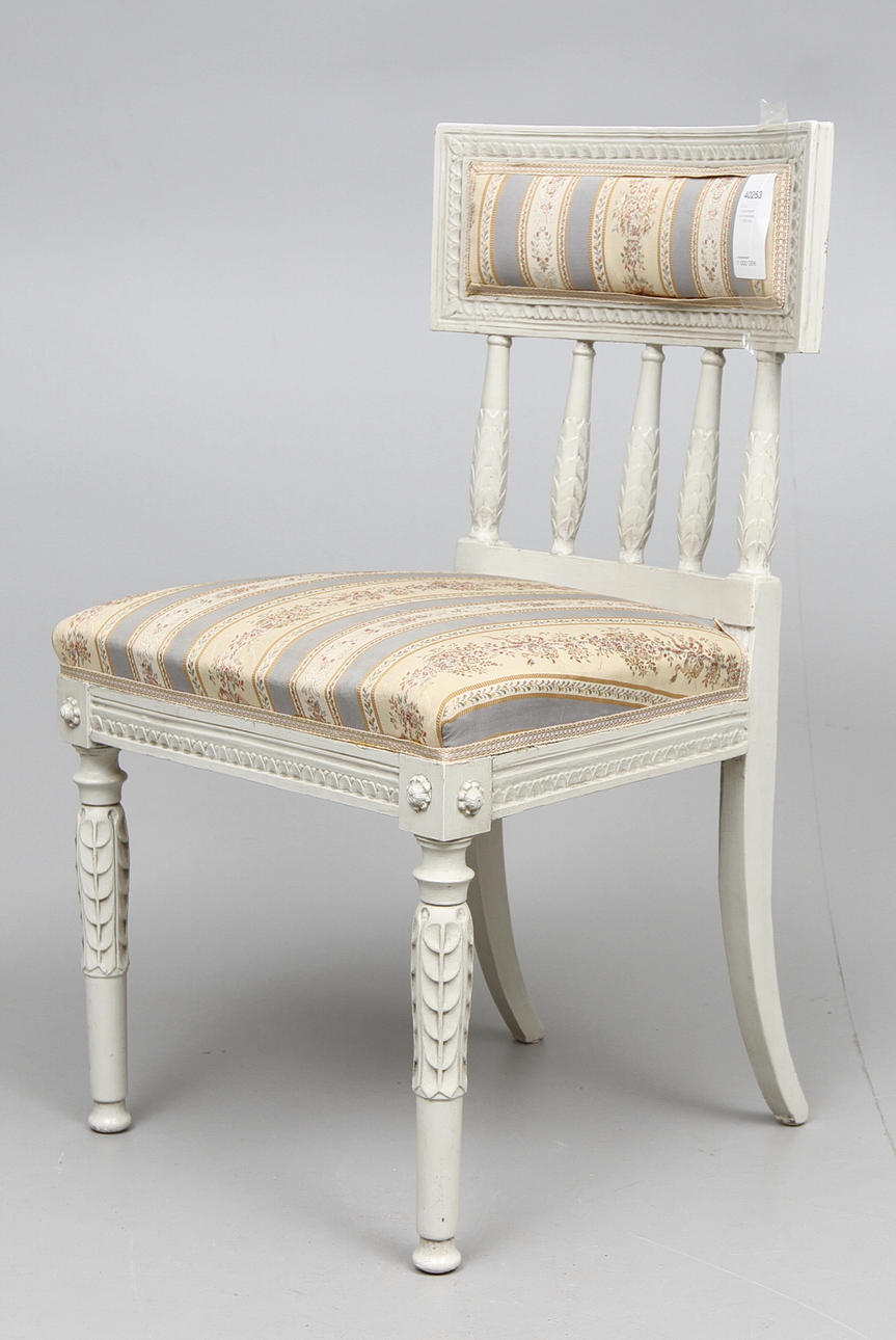 STOL. Gustavianskt provinsarbete, 17/1800-tal.