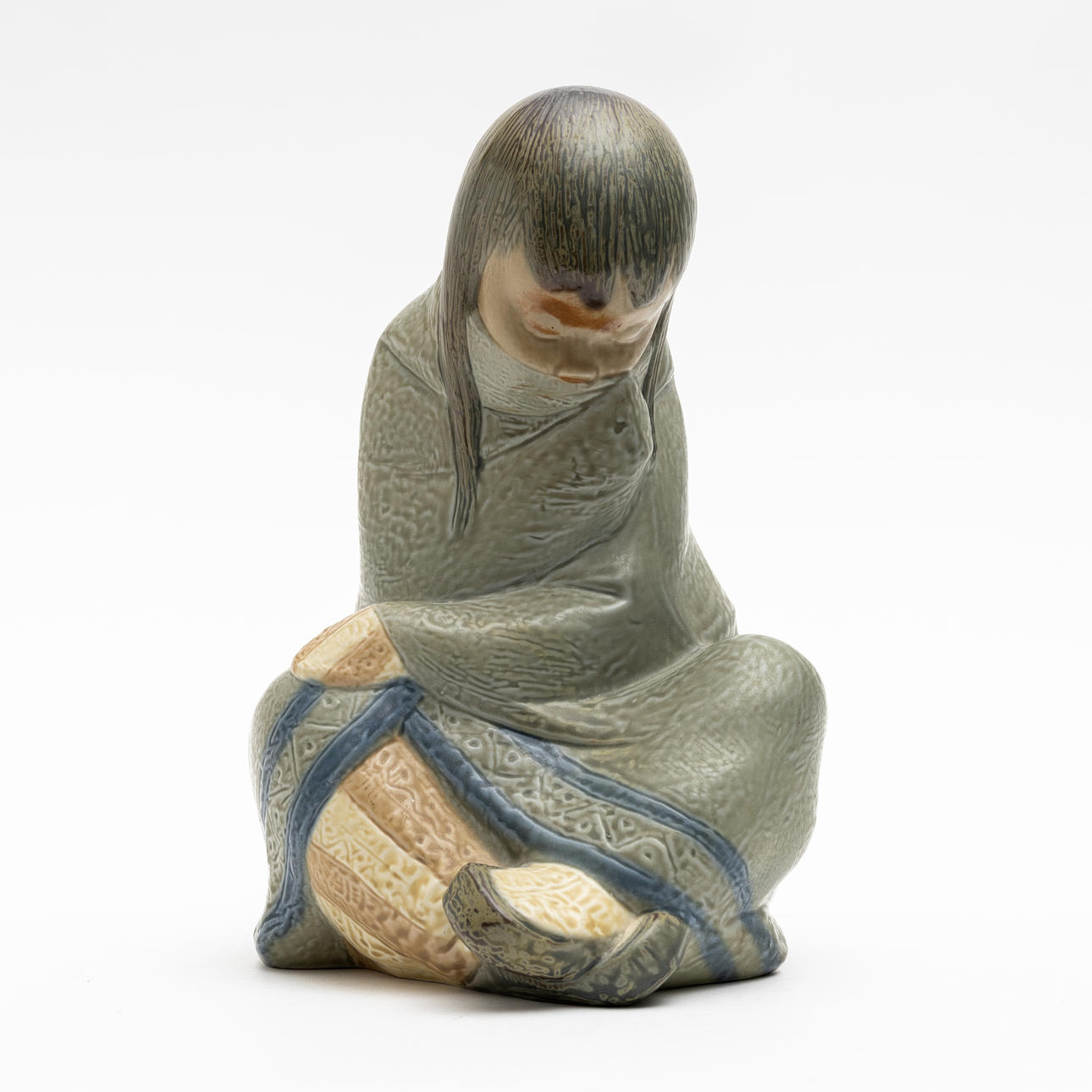 FIGURIN, porslin, Eskimå, Lladro, Spanien.