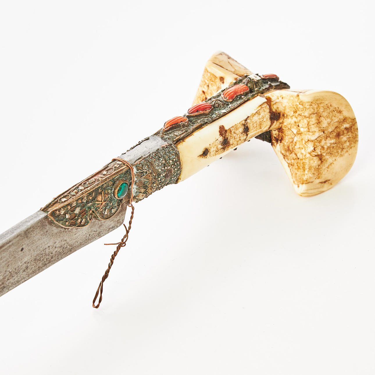 Ein osmanischer YATAGAN, 19. Jahrhundert.