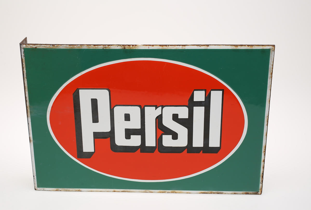 EMALJSKYLT, "Persil", järn och emalj, 1900-talets första hälft.