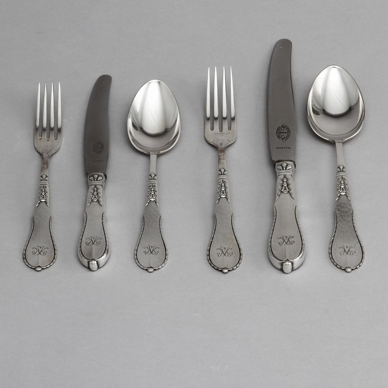 BESTICK, 72 delar, nysilver.