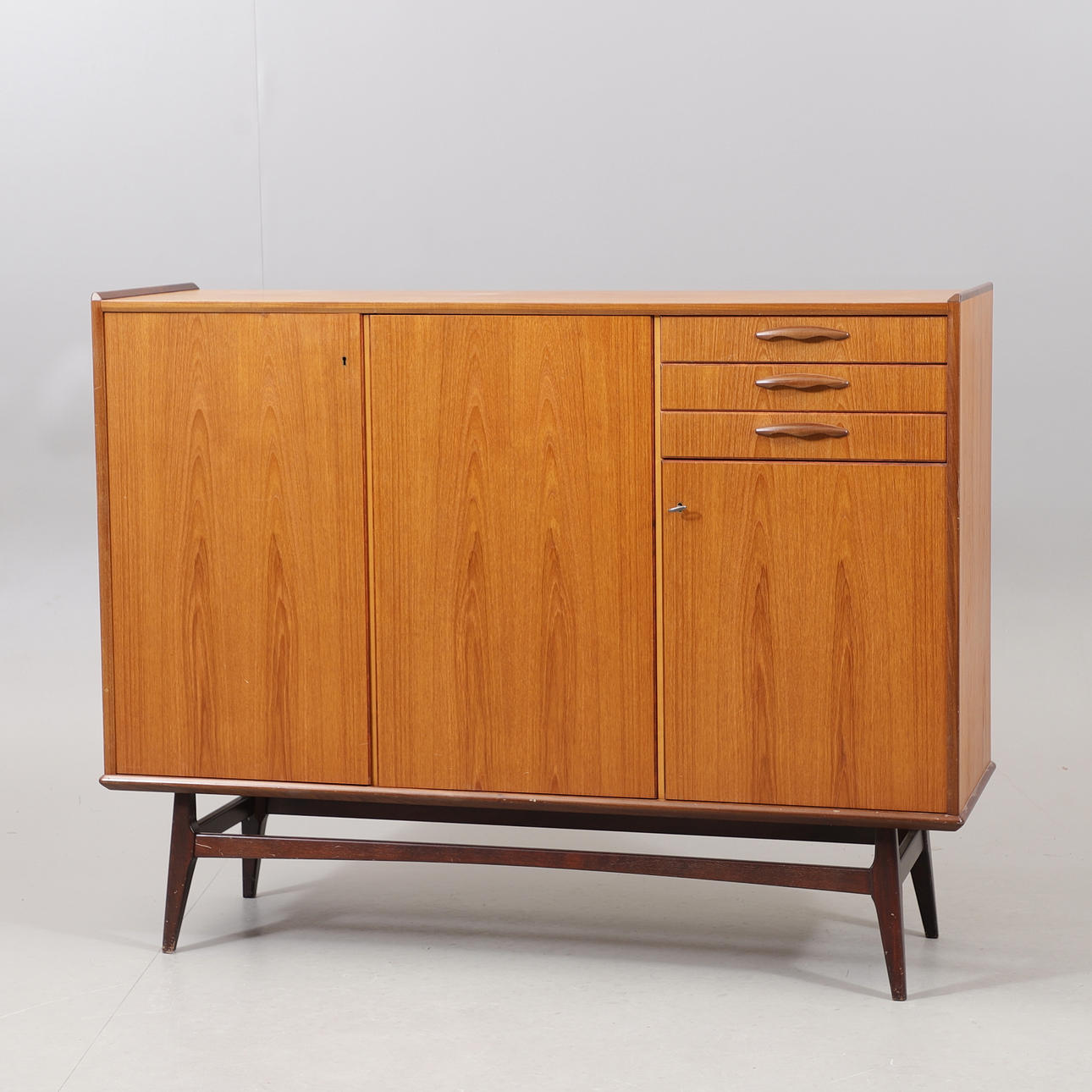 A sideboard, teak, 1950s/1960s.