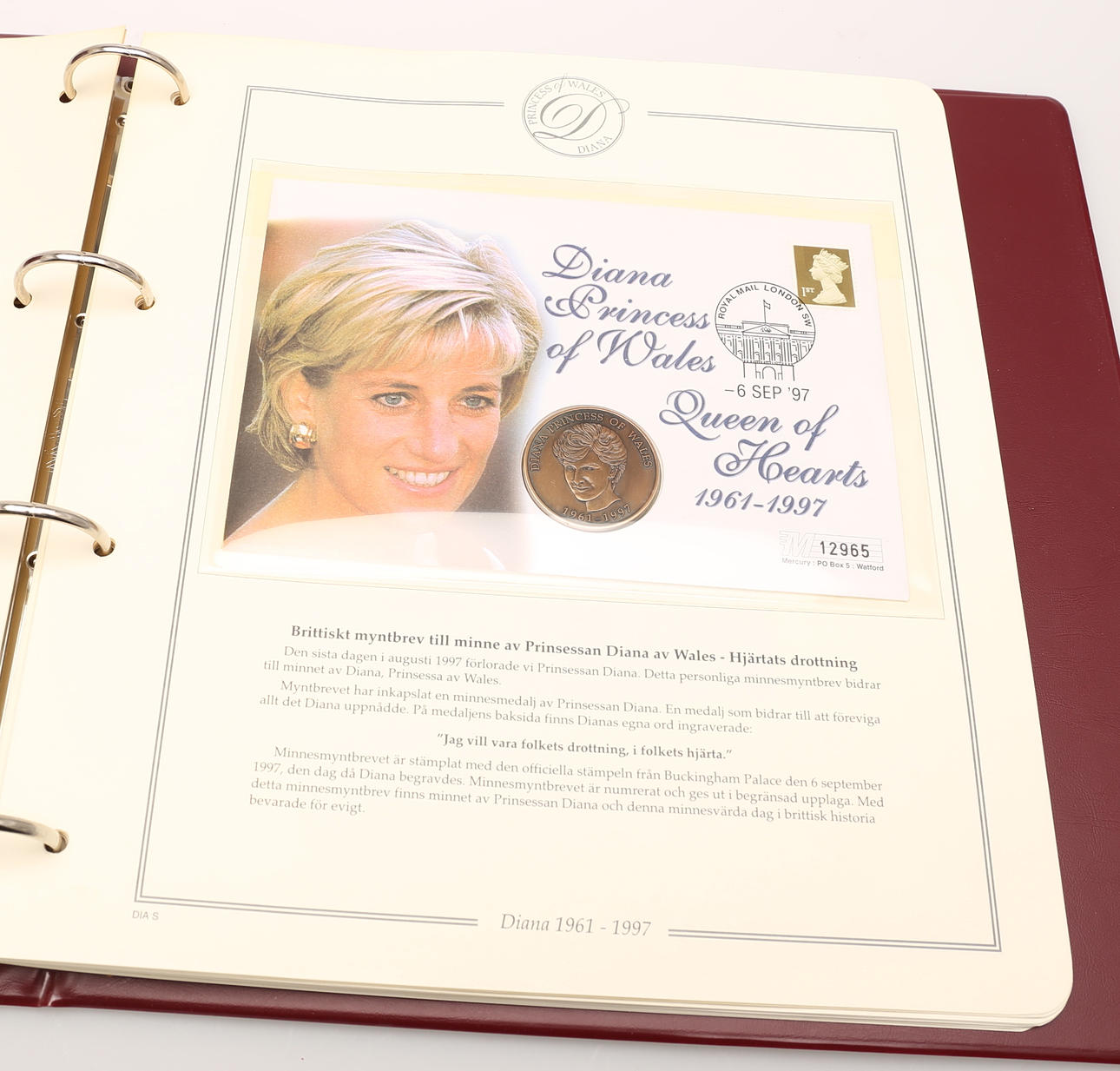 MEMORIAL ALBUM, Lady Diana.