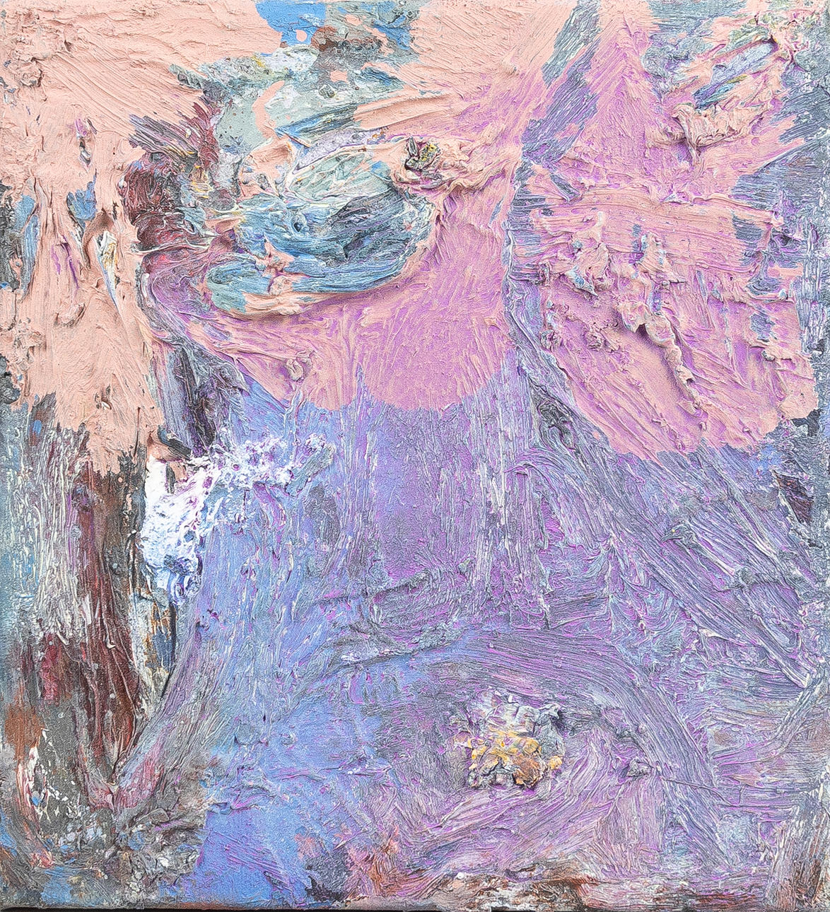 ANDREAS BLOMQUIST (1973-2007). Komposition, olja på duk.