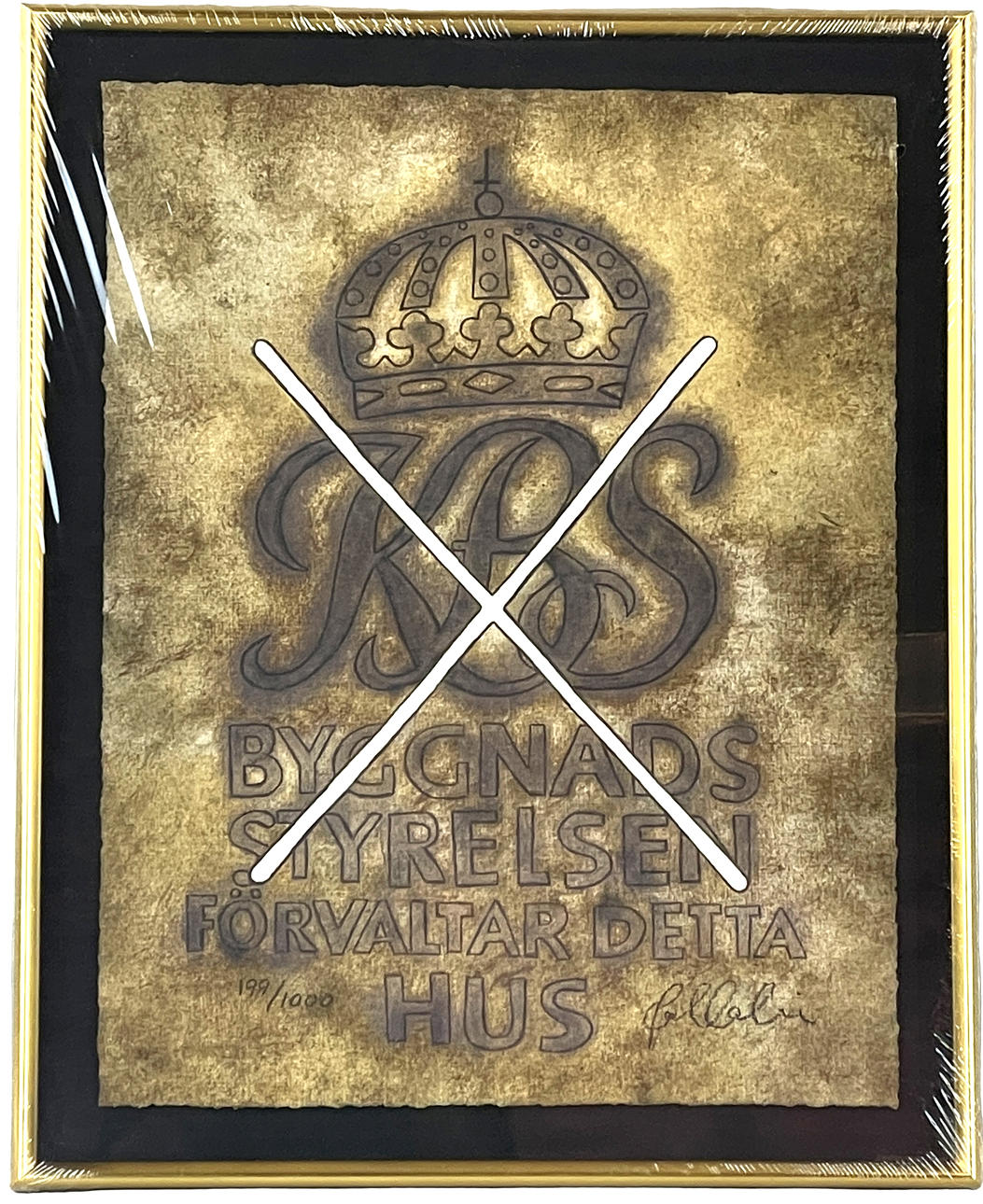 HOSSEIN FALLAHI (1938-), lithograph, “Phoenix”, signed fallahi and ...