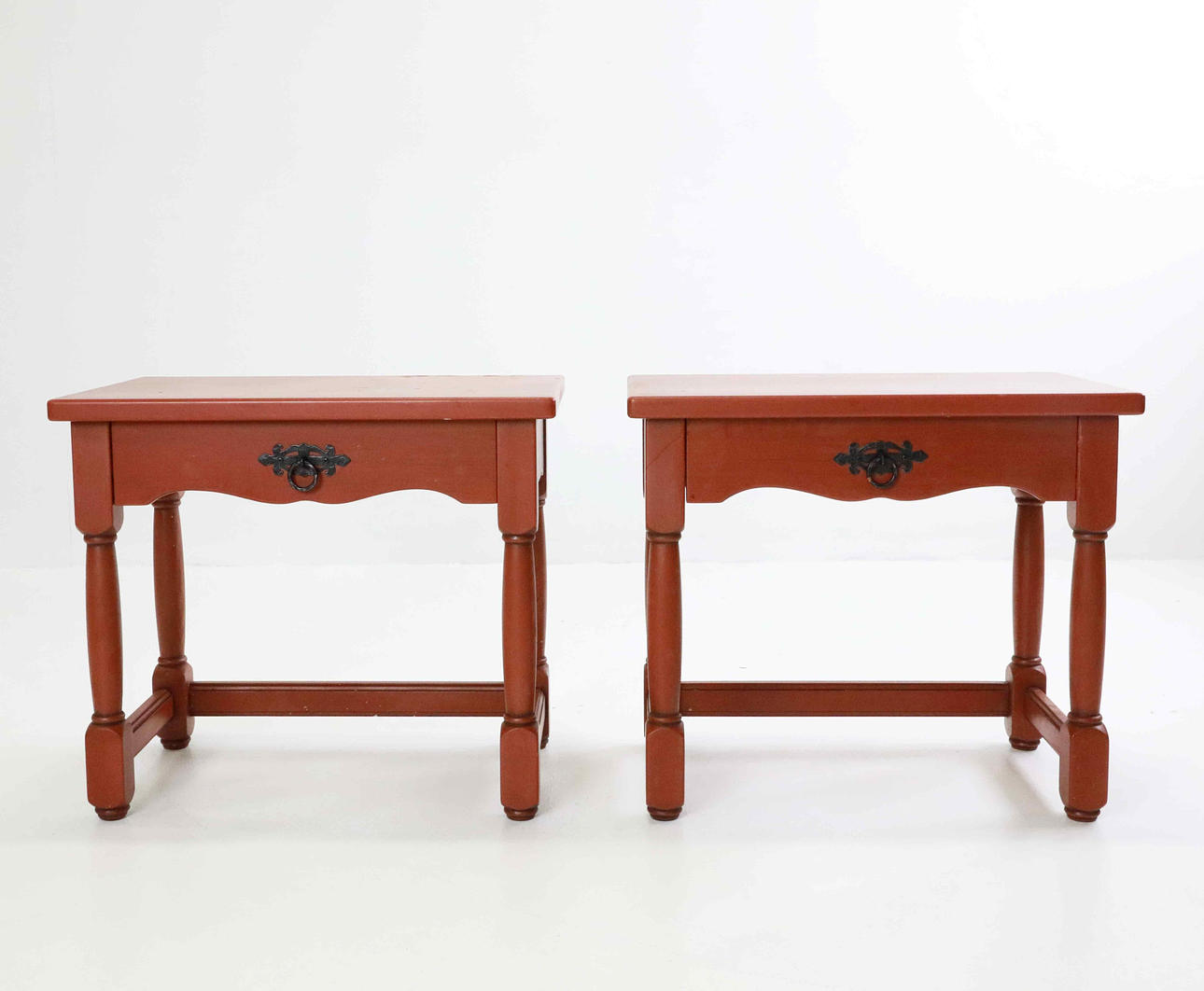 BEDSIDE TABLES, a pair, Krogenäs Möbler, Norway.