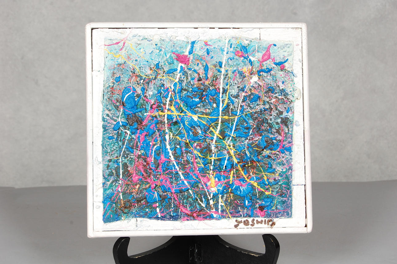 YOSHIO NAKAJIMA. olja på pannå, signerad.