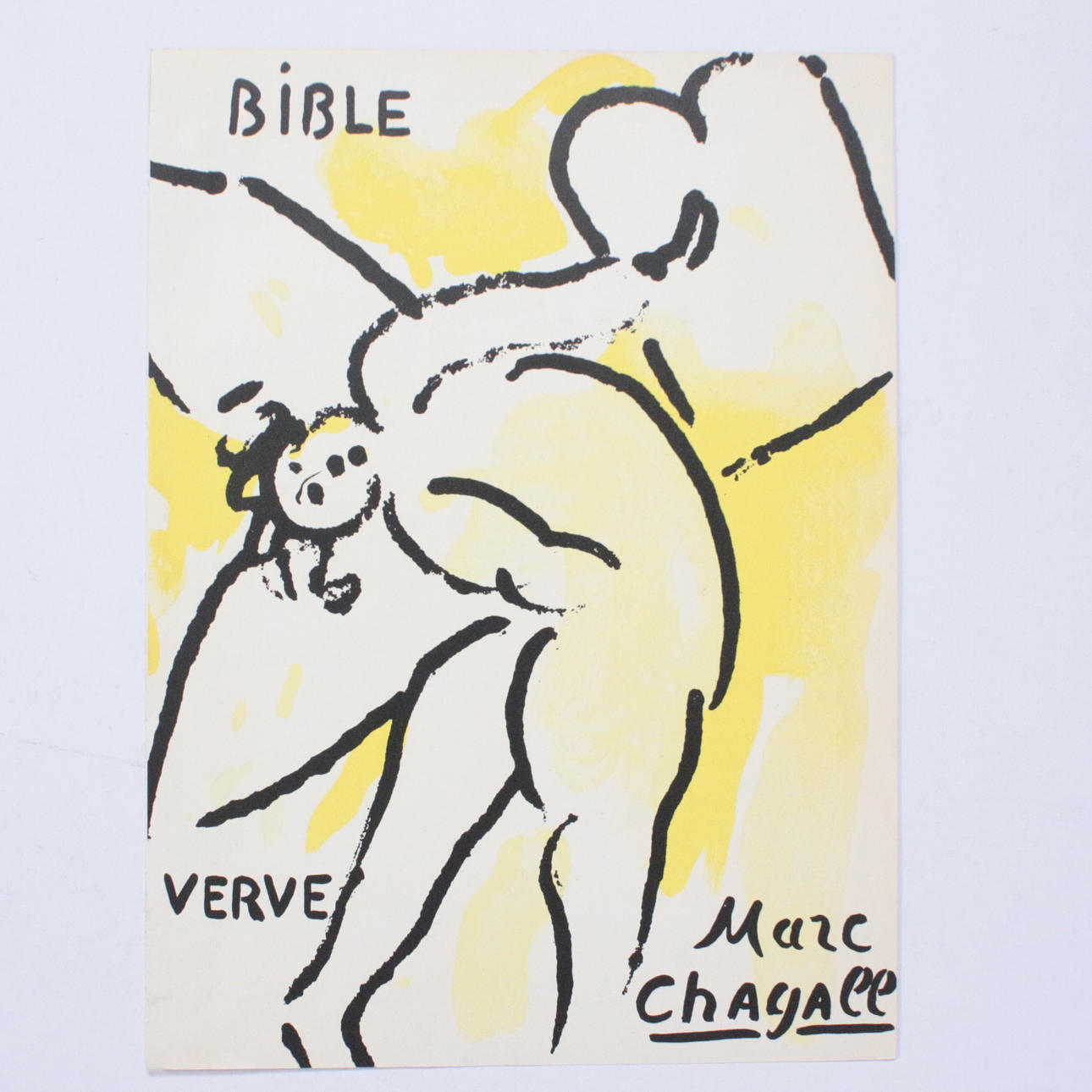 AFTER MARC CHAGALL. Title page, “Bible Verve”.