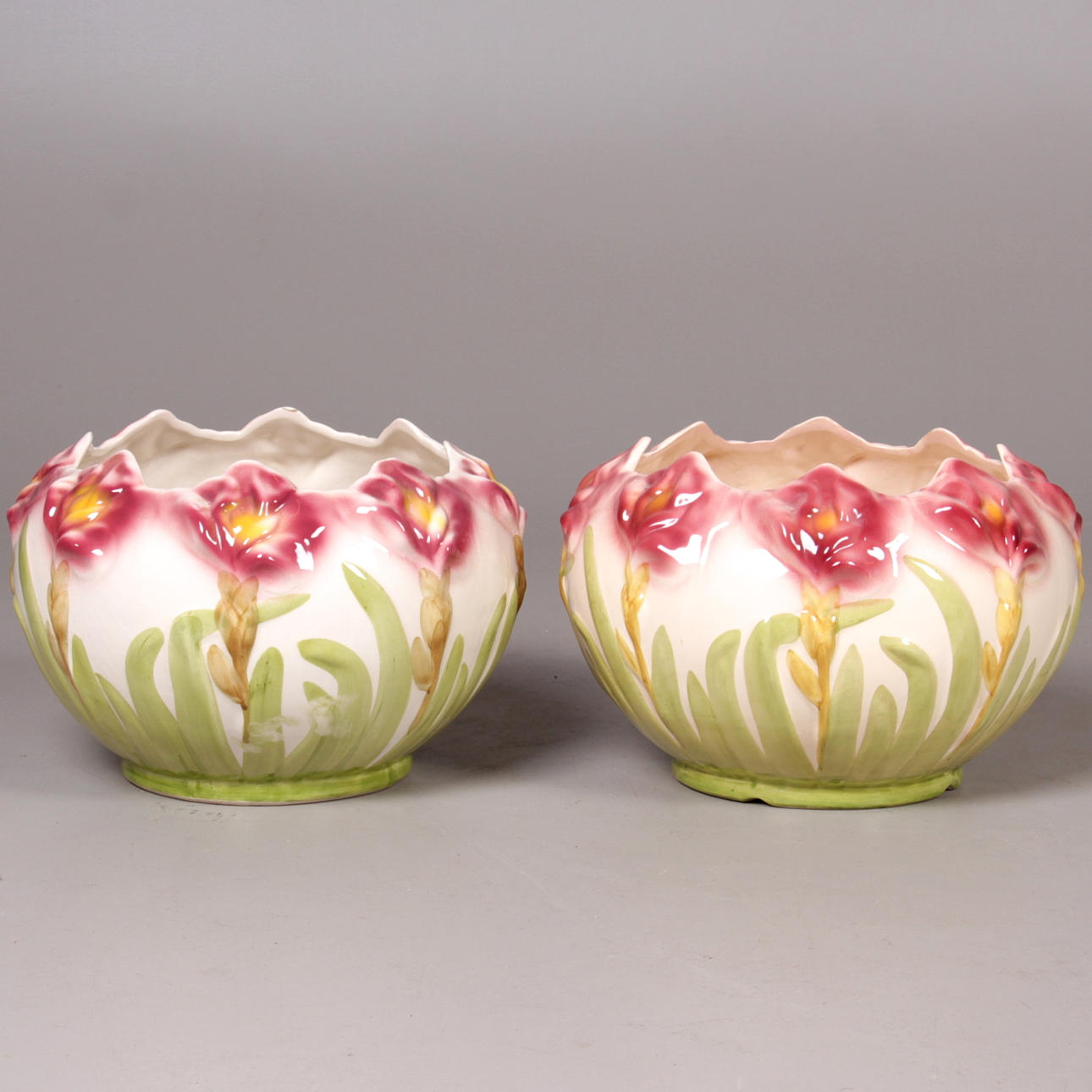 YTTERFODER, ett par, porslin, Jugend, 1900-talets första hälft.