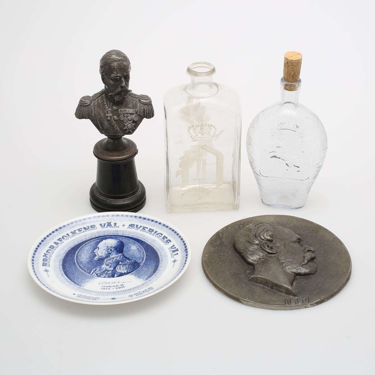 PARTI KUNGLIGT, 5 delar Oscar II.