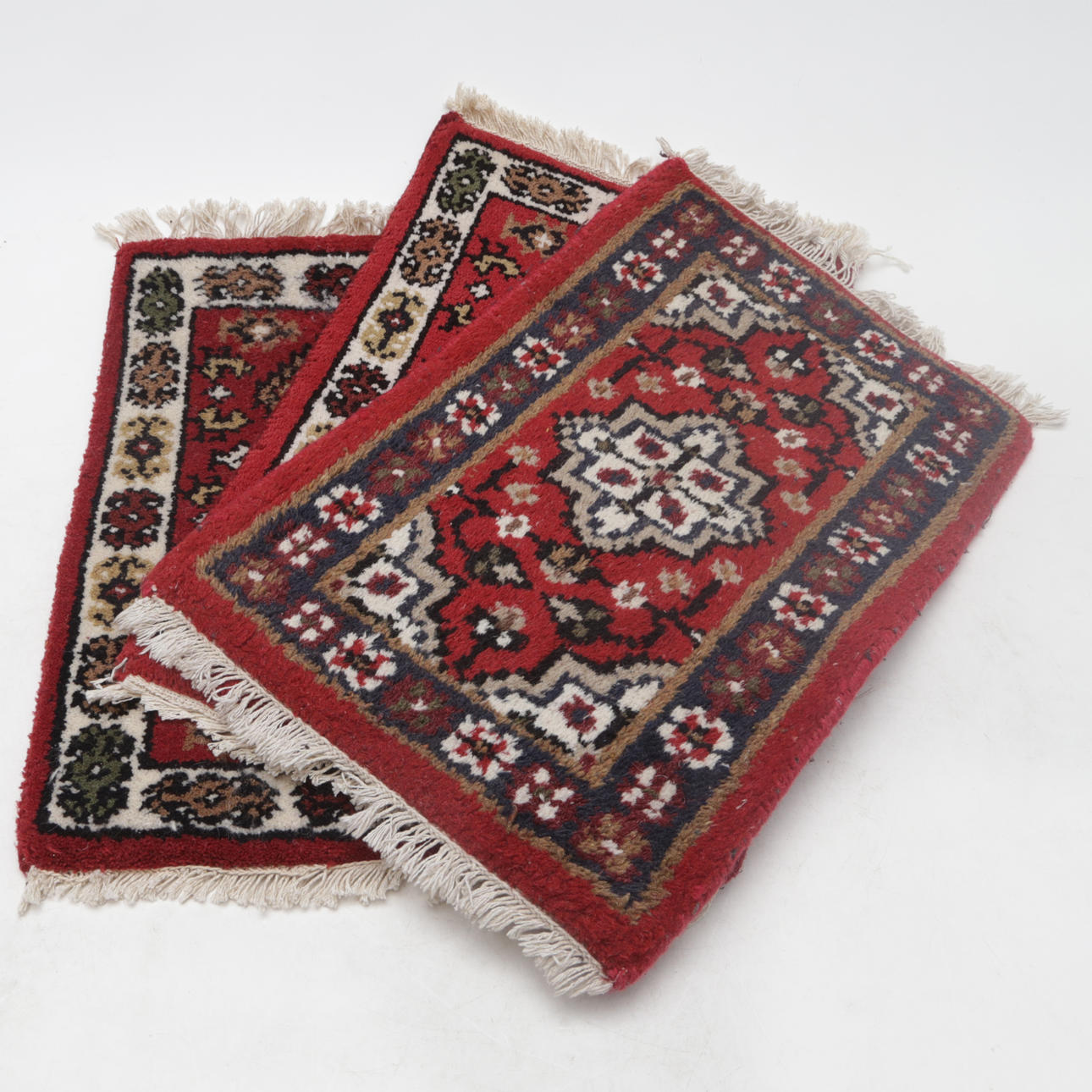 MINI MATOT, 3 kpl, Orient, punainen. noin 60x40.