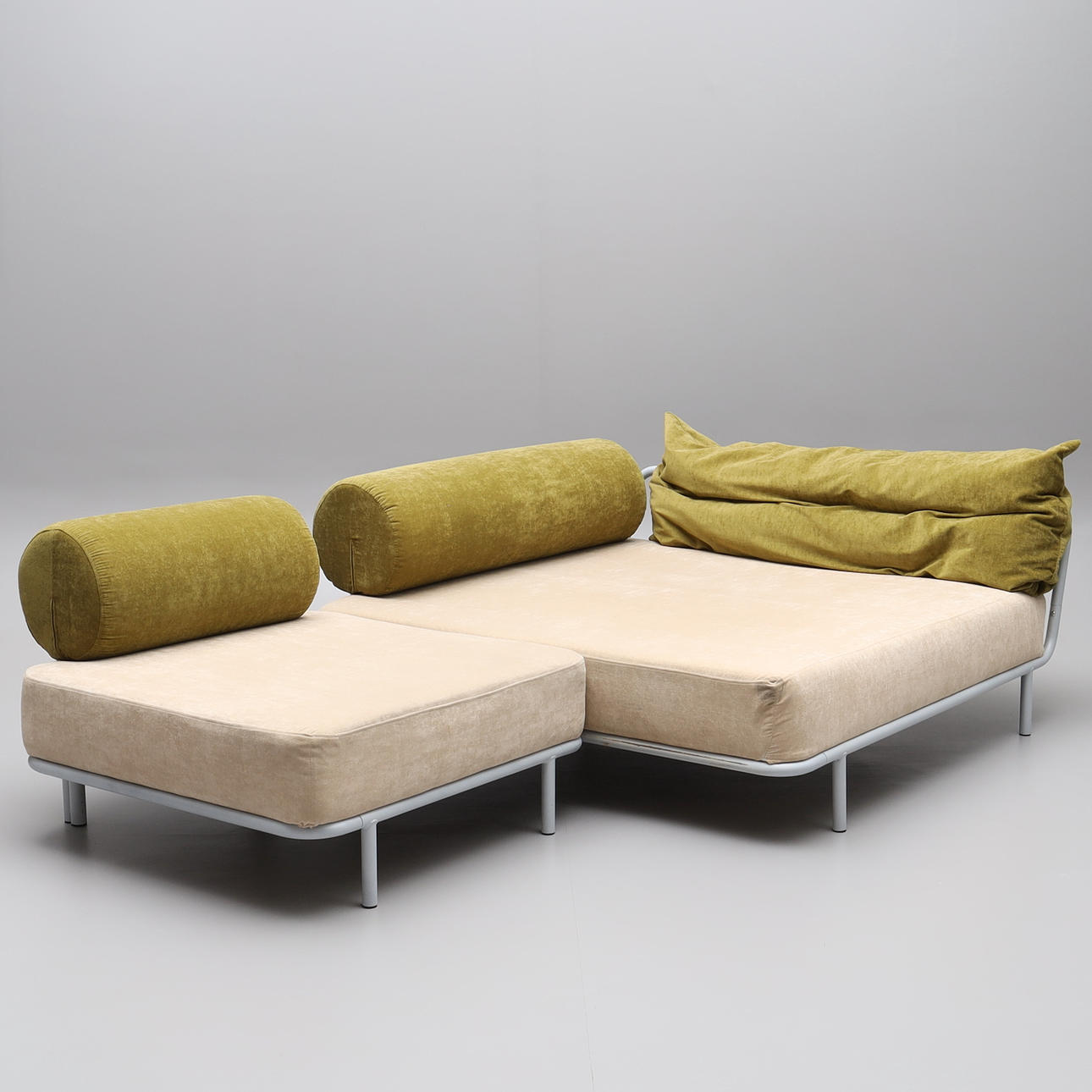 A 2-piece modular sofa, Ikea, 1990s.