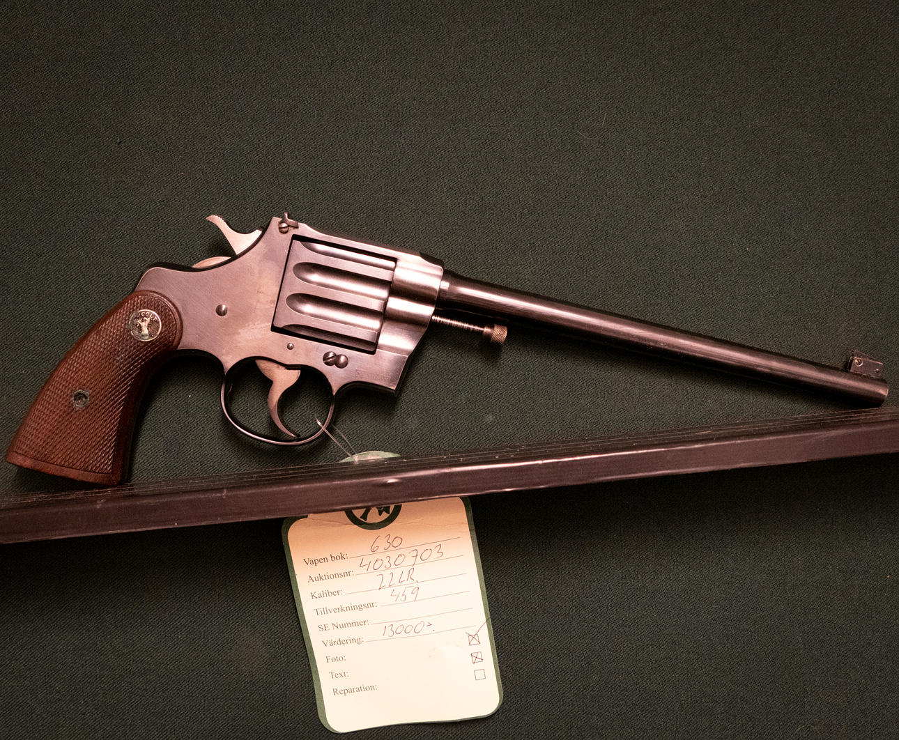 Colt Model Camp perry Caliber 22lr. Additional No. 459.