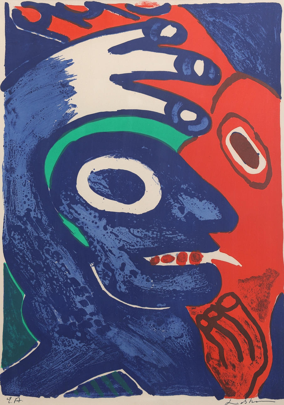 BENGT LINDSTRÖM. Lithograph, signed Lindström, marked E.A.