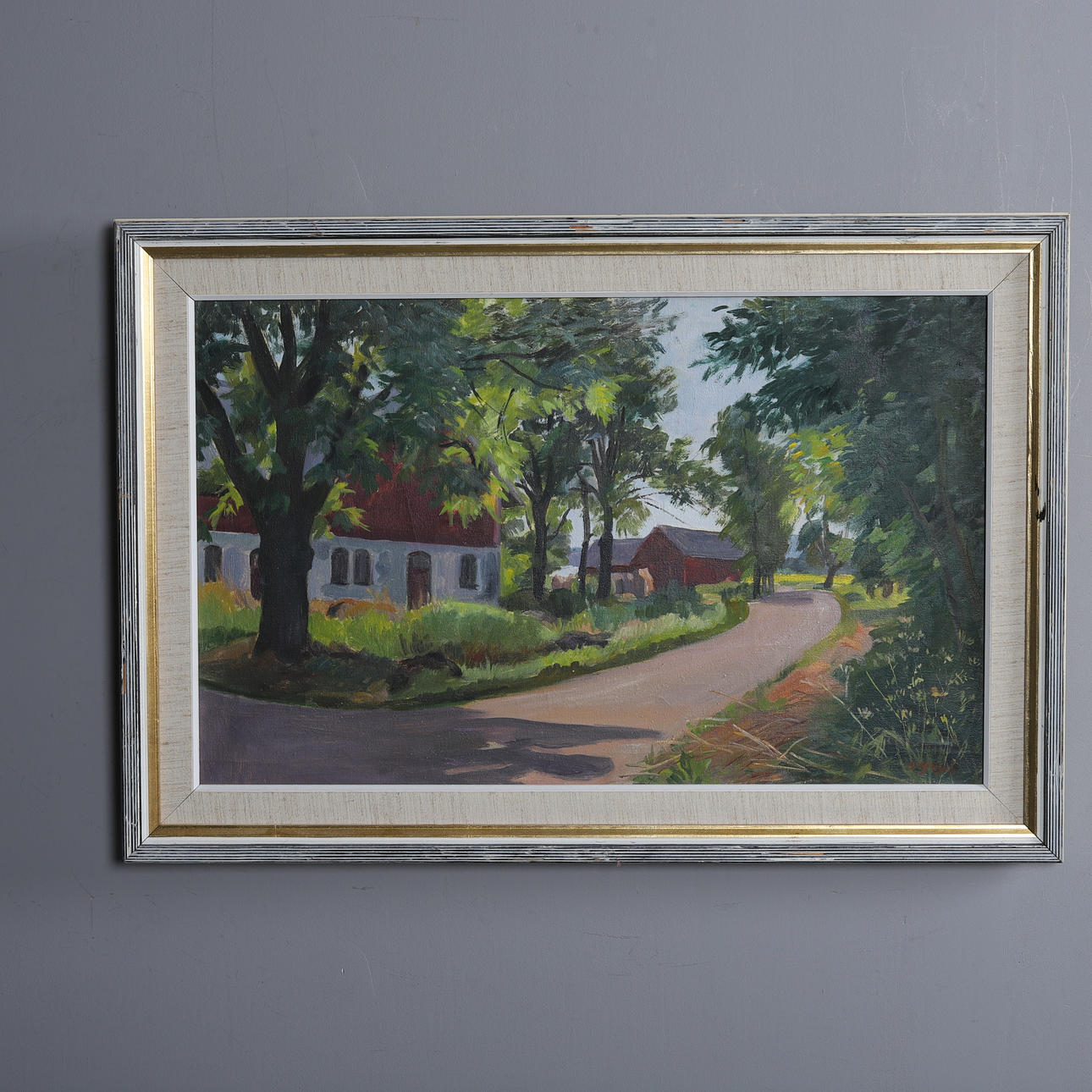 INGA BRASCH. OIL ON CANVAS, signed I Brasch.