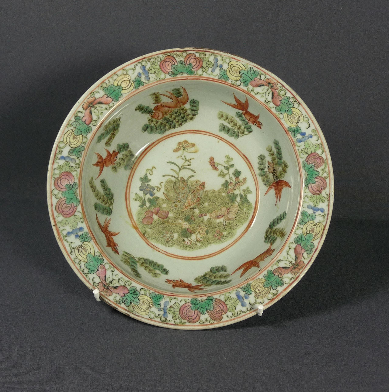 SKÅL, ”FAMILLE ROSE”, Kina, 1800-tal.