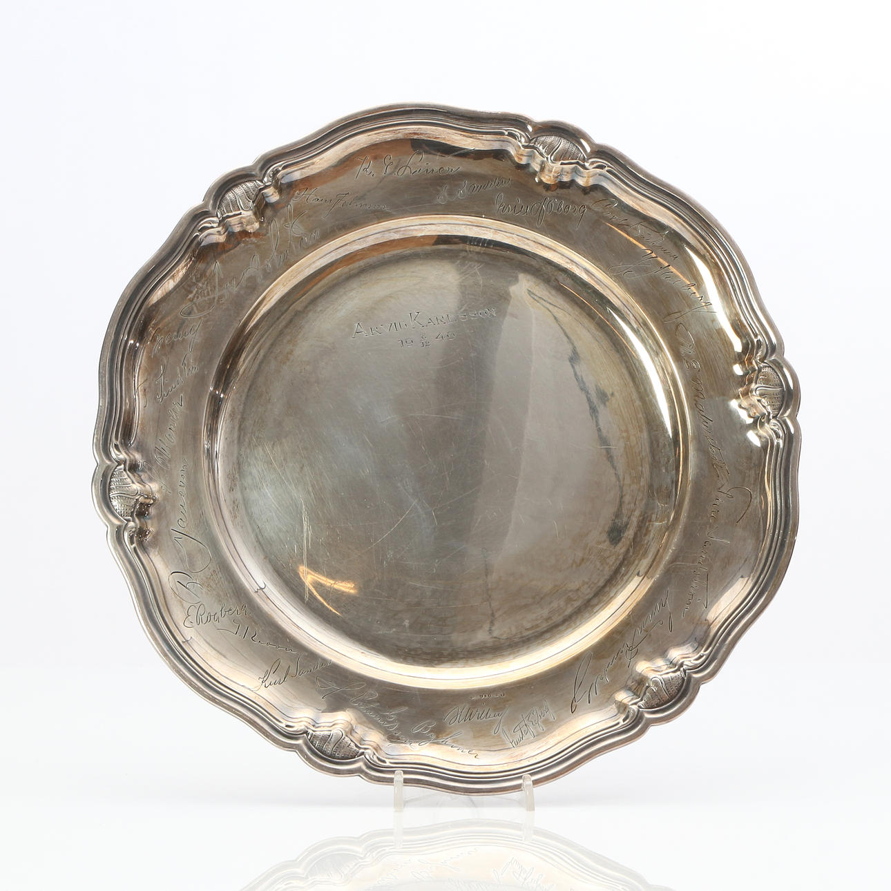 FAT. Silver. GAB, 1939. Vikt ca 665 gram. Silver & Metall - Silver ...