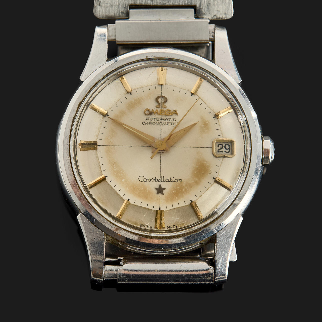 OMEGA, armbandsur, Constellation, Chronometer, 1960-tal, stål.