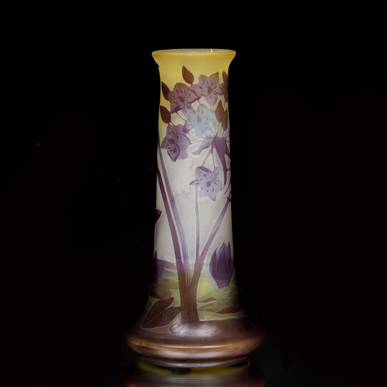 ÉMILE GALLÉ. An Art Nouveau vase, France, early 20th century