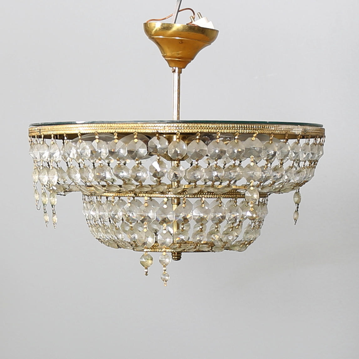 LJUSKRONA, plafondmodell, 1900-talets andra hälft.