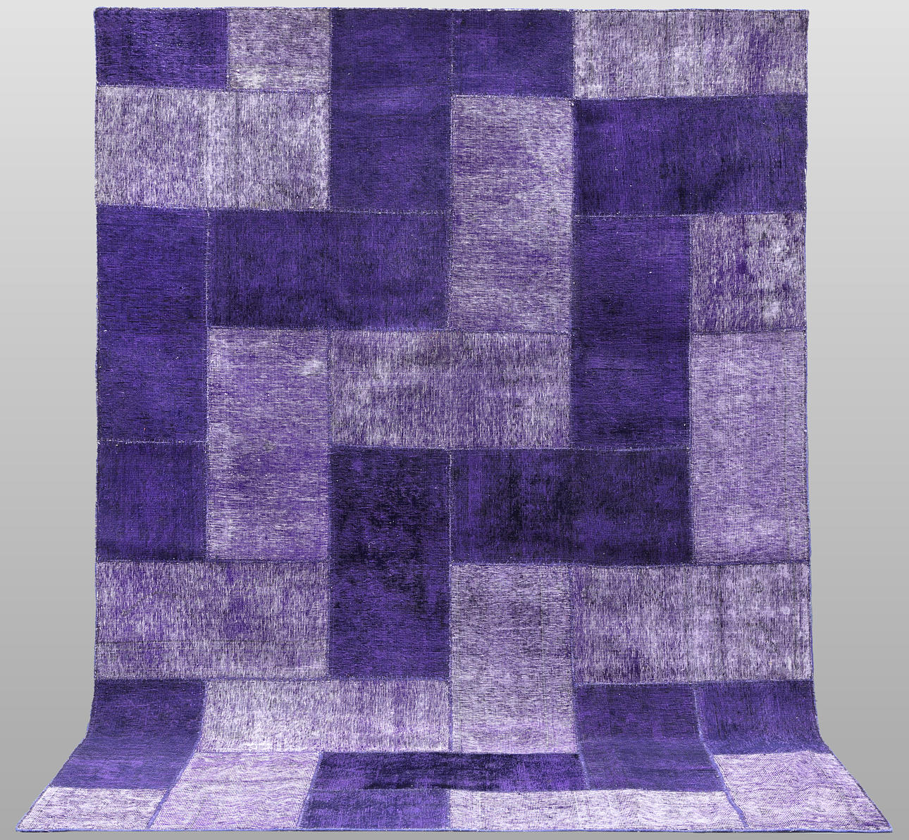 ORIENT TÆPPE. Vintage, patchwork, 303 x 205 cm.