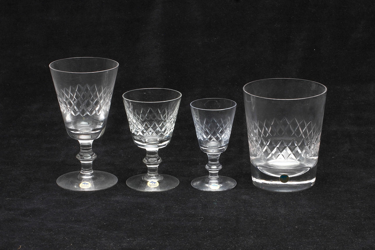 GLASSERVIS, 50 delar, Ekenäs.