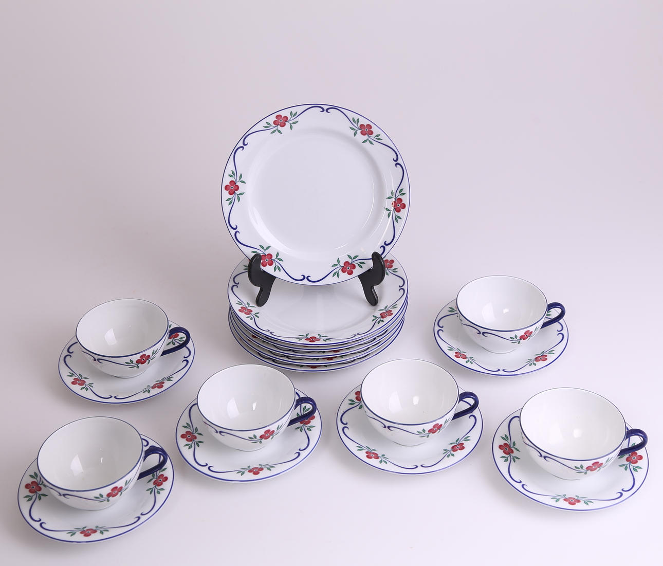 PIA RÖNNDAHL. KAFFESERVIS, 18 delar, porslin, Sundborn - Rörstrand, sekelskifte 19-/2000-talet.